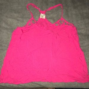 Pink crop top